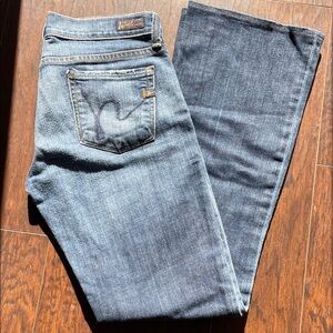 Citizens Of Humanity Dark Blue Boot Cut Jeans